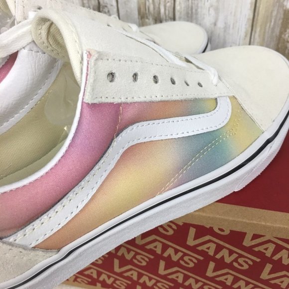 🍭Vans Old Skool Aura Shift Multi True White WMNS - Picture 11 of 12